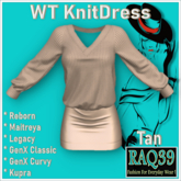 [R39] WT KnitDress-Tan