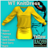 [R39] WT KnitDress-Yellow