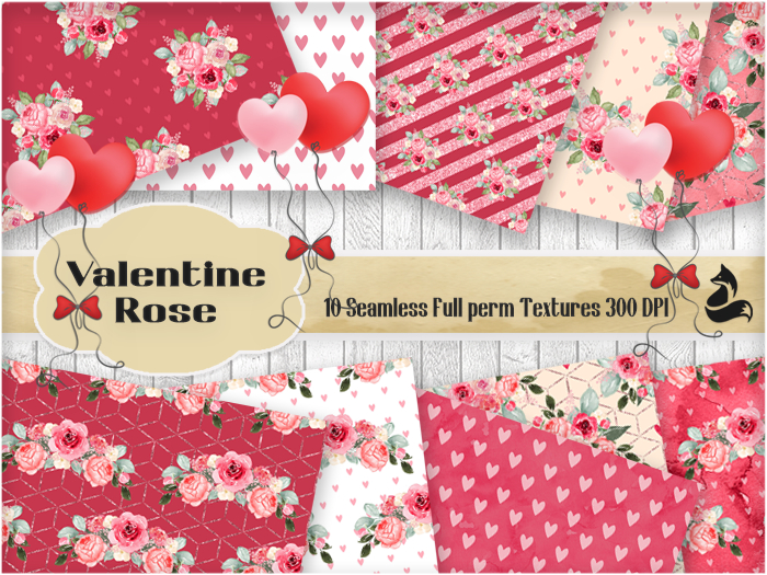 FF Valentine Rose Seamless Textures