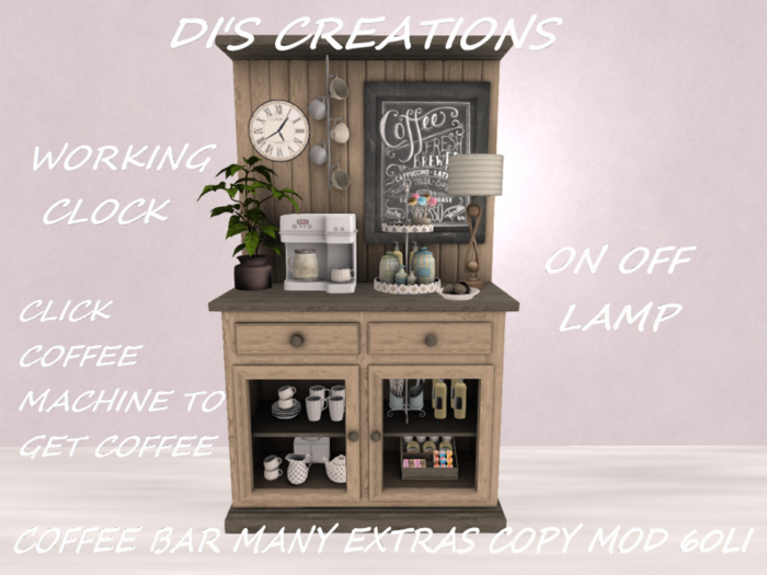 COFFEE BAR MANY EXTRAS