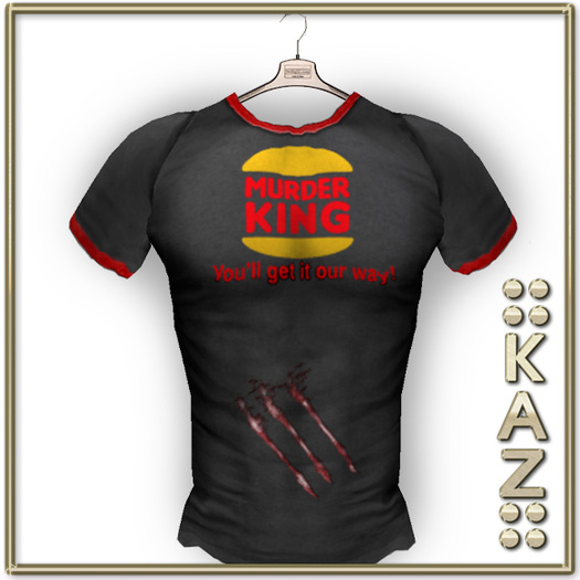 ::KAZ:: tshirt black - murder king