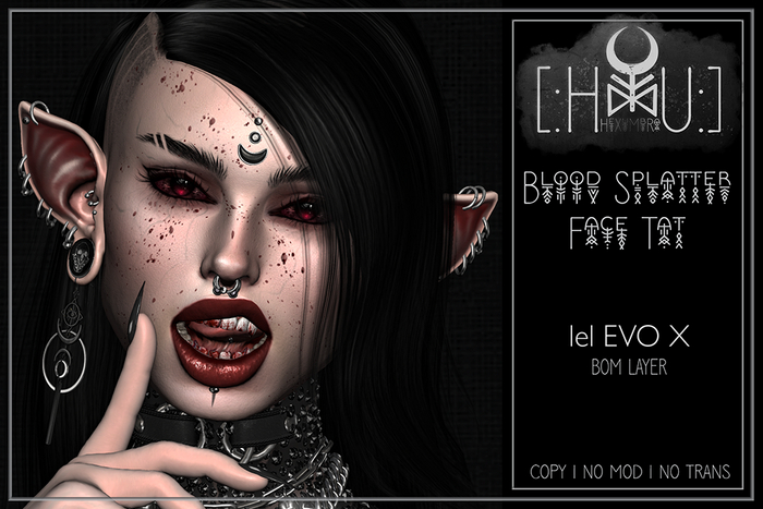 [HEXUMBRA] Blood Splatter Face