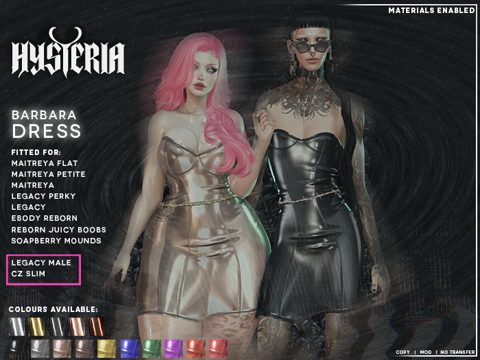 H! Barbara Dress [MALE PACK]