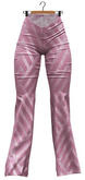 RIOT / Yelena Sequin Flares - Rose