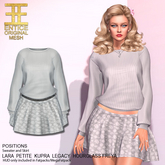 Entice - Positions Outfit - Floral - Grey