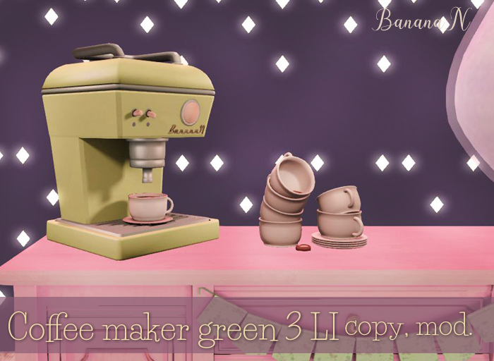 Cutsie - coffee maker green