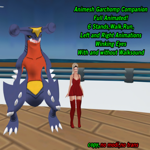 ::.PokePark.:: Garchomp Animesh Companion (BOXED)