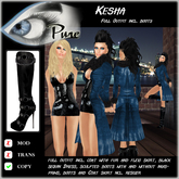 << PURE >> Kesha in Blue (full outfit incl. boot) [inworld price 299L$]