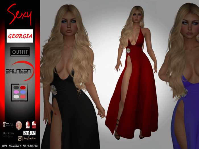 Brunsen Couture - Georgia Long Dress Fatpack