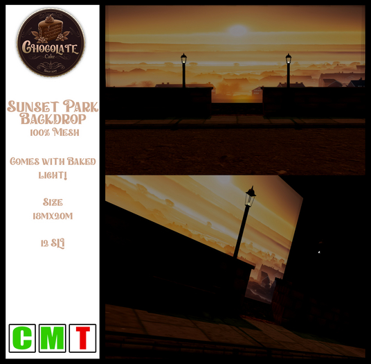 *-CC-* Sunset Park Backdrop