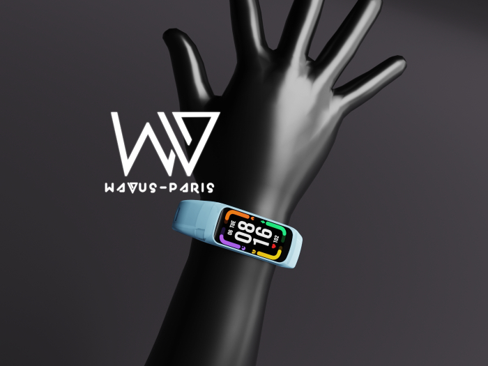 Blue Silver SmartWatch