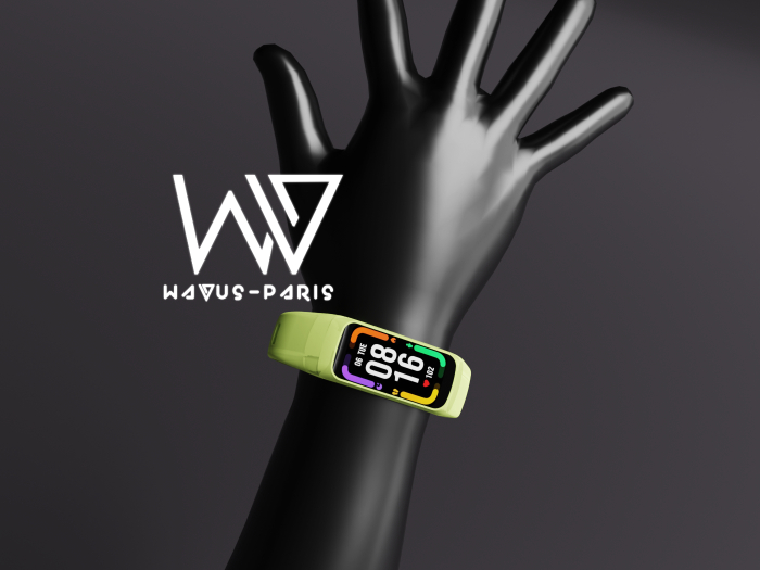 Green Silver SmartWatch