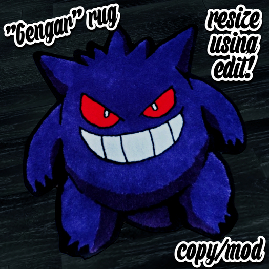"gengar" rug