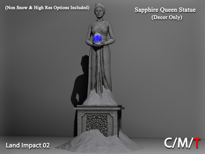 "Killer's" Sapphire Queen Statue (Decor Only)