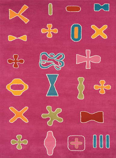 SO Rugs Children and Teens Collection - Girl Glyphs