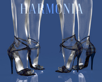 BP Blue Plaid Cecile Heels Maitreya Legacy Reborn