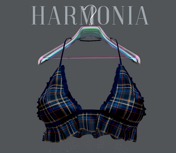 Blue Plaid Top