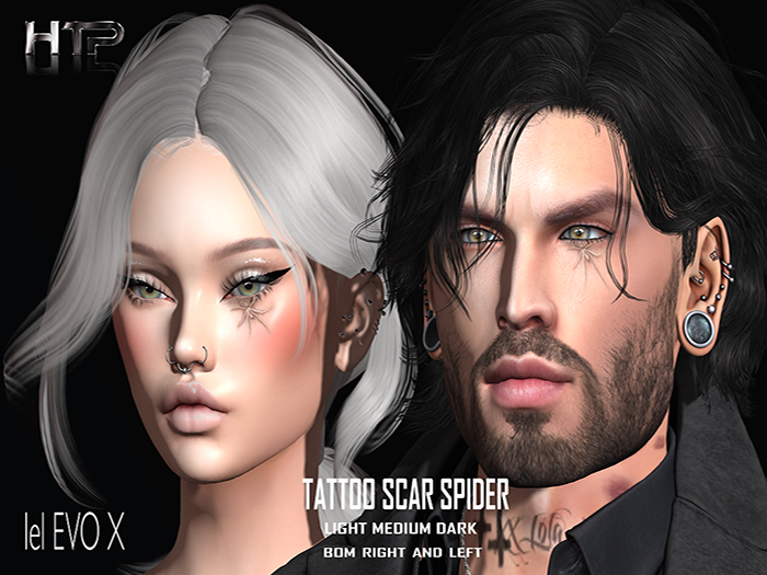 HTP -TATTOOSPIDER SCAR EVOX   BOM BOX