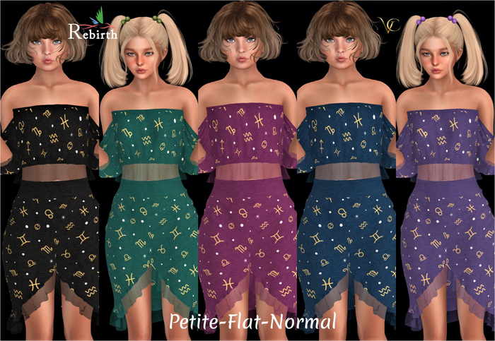 [V.C] Noa Top+Skirt Rebirth  Pack