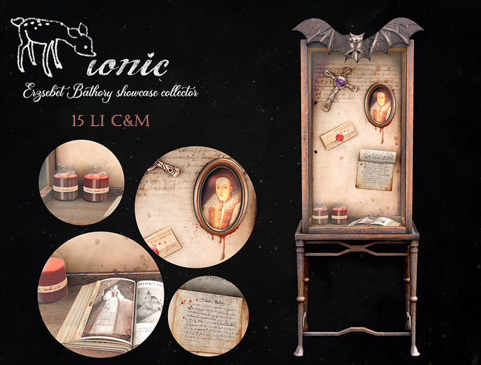 ionic : Erzsebet Bathory showcase collector