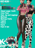 KO-H Harajuku Night Himari Outfit Color Pack