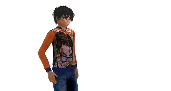 KC Zipper Jacket Tweenster - Pop Art 1