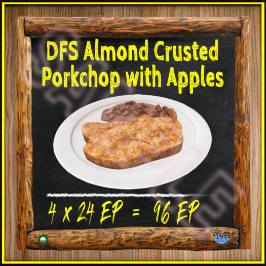 TEXTURE - DFS Almond Crusted Porkchop with Apples (Full Perm)