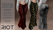 RIOT / Yelena Sequin Flares - Fatpack