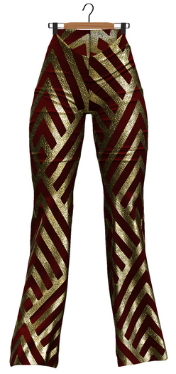 RIOT / Yelena Sequin Flares - Pattern - Sear/ Gold