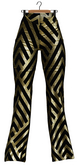 RIOT / Yelena Sequin Flares - Pattern - Black/ Gold