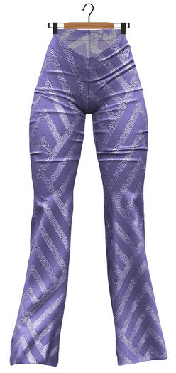 RIOT / Yelena Sequin Flares - Lilac