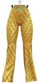 RIOT / Yelena Sequin Flares - Goldenrod