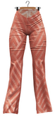 RIOT / Yelena Sequin Flares - Coral