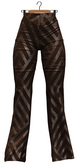 RIOT / Yelena Sequin Flares - Cocoa