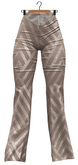 RIOT / Yelena Sequin Flares - Taupe