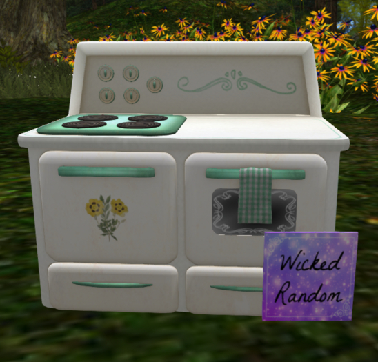 i { DH } Gacha! Grandmother's Kitchen Stove *Mint* RARE