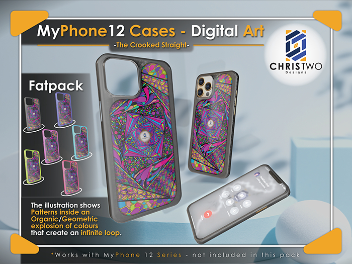 MyPhone12 Cases Pack -TheCrookedStraight- [Chris Two Designs]
