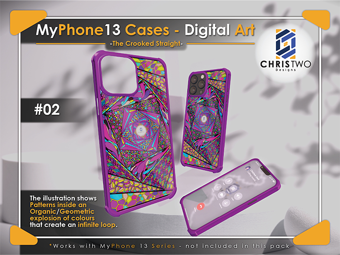 MyPhone13 Case02 - The Crooked Straight - [Chris Two Designs]