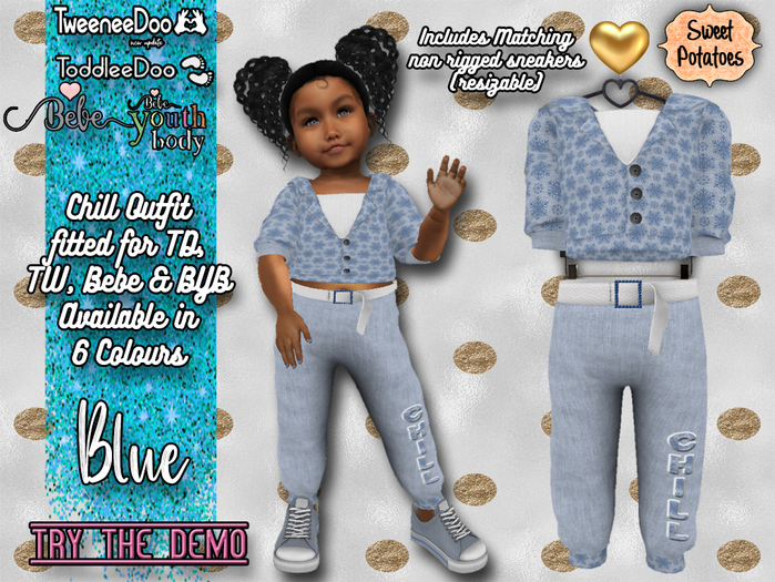 < SP > Chill Outfit for TD/BEBE/TW/BYB - Blue