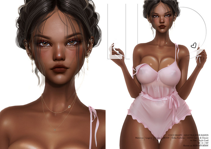 [LILO's FIT] Shape Lel EVOX Raven [FATPACK] Coco