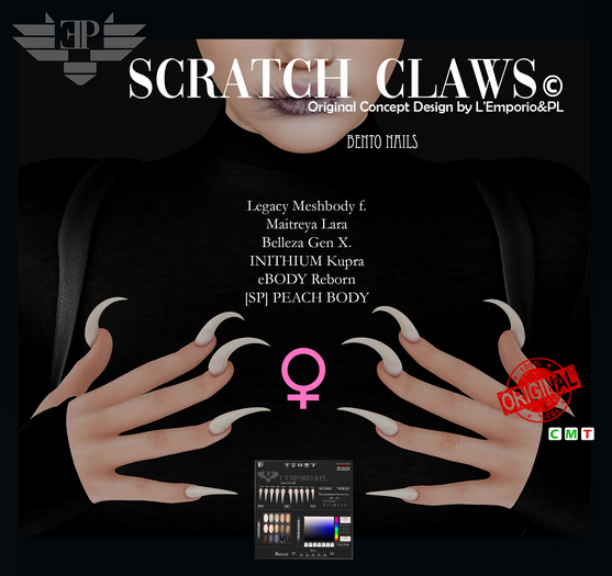 L'Emporio&PL::*Scratch Claws*::-Hands- FEMALE.