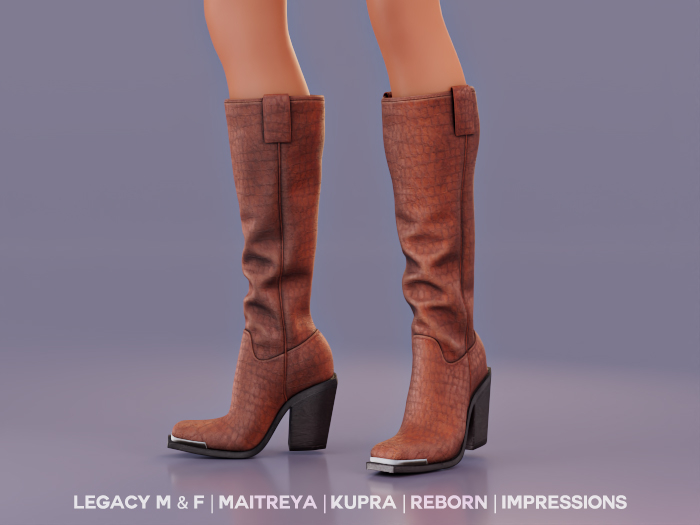 $NT Western Boots CROC