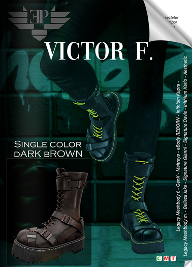 L'Emporio&PL ::*Victor F*::-Boot- DARK BROWN