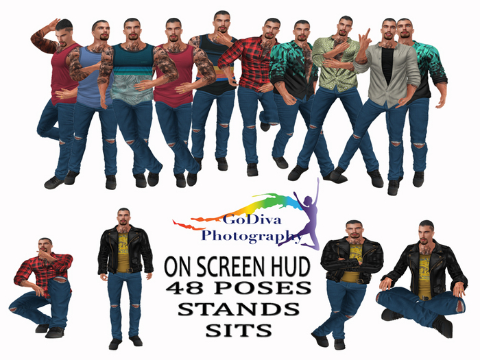 GODIVA MALE POSE HUD BOX