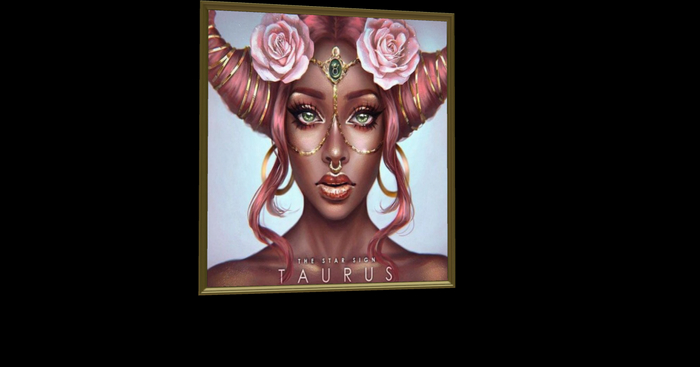 *KC* Star Taurus Art Canvas