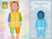 smallfry - teddy pajamas - blue