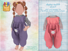 smallfry - daisy outfit peach