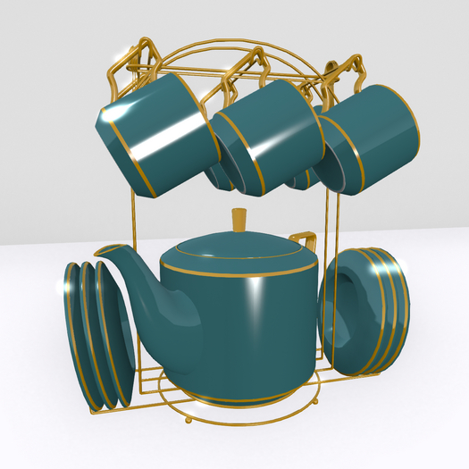 MACAW Box - GOLDEN & TEAL TEA KIT -