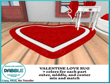 DB VALENTINE LOVE RUG  ADD ME