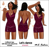 M.E. Fashion - Let's dance - Amarant